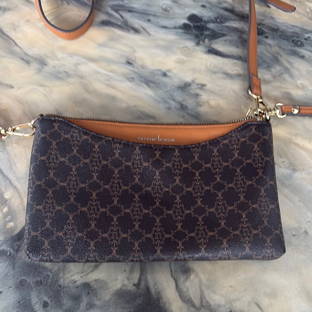 Nanette Lepore Brown Crossbody Bag with Elegant Design